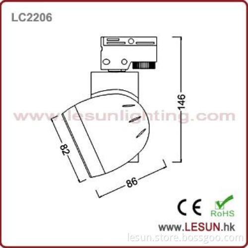 high power led track lighting commercial lamp 6X2W  LC2205